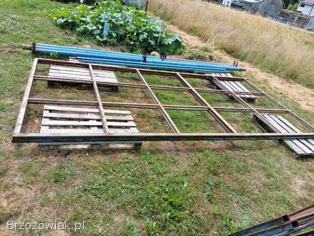 Konstrukcja Stalowa Masywna Reklama 5x2,  5 Dwustronna