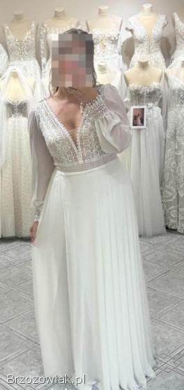 Sprzedam suknie ślubną L/XL