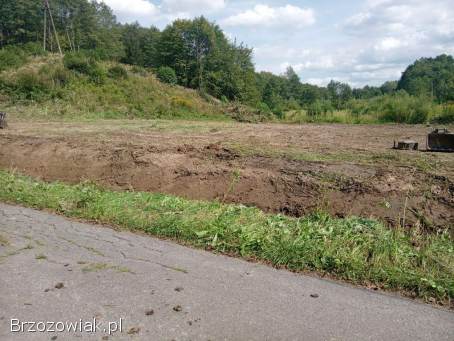 Działka budowlana 64 arowa w Niebocku cena za ar 4800