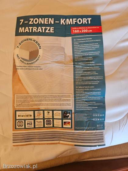 Materac na łóżko 160x200cm