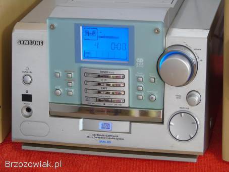 Wieża Samsung MM-B9 kolumny CD AUX radio RDS.  DOSTAWA