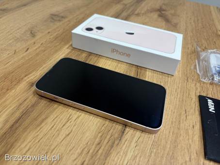 Okazja!  Iphone 13 -  Różowy!  Super Stan!  Gwarancja!  Bateria 100!