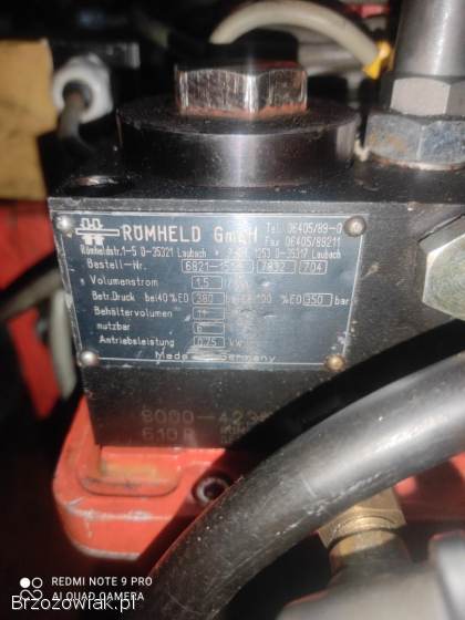 Agregat zasilacz hydrauliczny