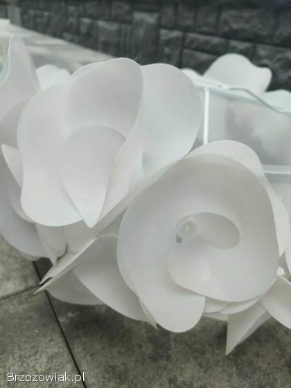 Abażur kwiaty duży