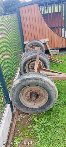 Wóz ciągnikowy konny oś do przyczepki felgi