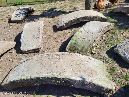 Półkręgi betonowe