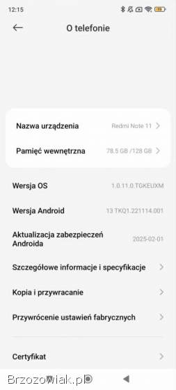 Telefon redmi note 11