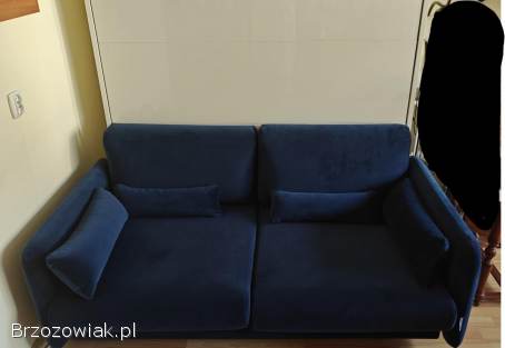 Półkotapczan BC-01 BED CONCEPT z sofą BC-18 140 Lenart Materac 140x200
