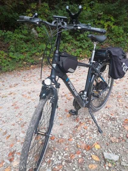 Dwa rowery elektryczne fischer