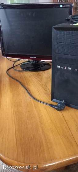 Komputer stacjonarny + monitor SAMAUNG