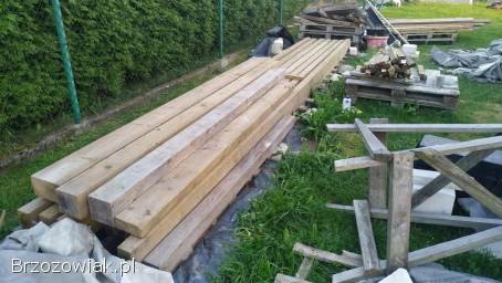 Drewno konstrukcyjne suszone komorowo,  strugane i impregnowane