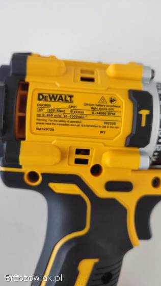 Nowa Wiertarko-wkrętarka akumulatorowa DeWalt DCD 805