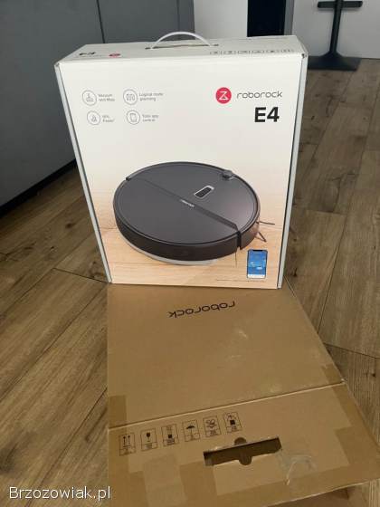 Sprzedam Roborock E4 robot sprzątający stacja dokująca akcesoria bdb