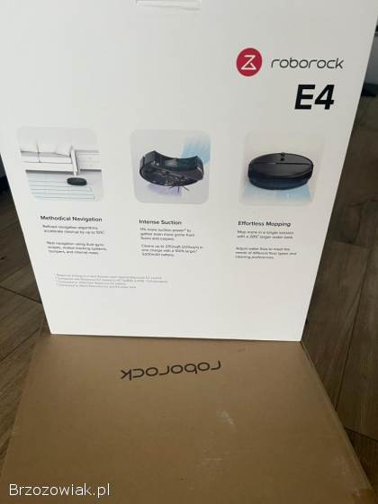 Sprzedam Roborock E4 robot sprzątający stacja dokująca akcesoria bdb