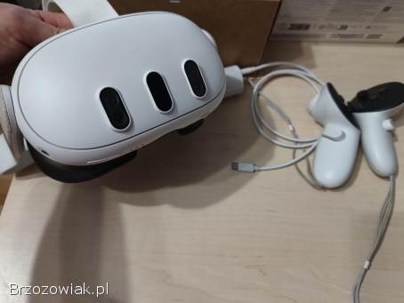 Okulary VR meta quest 3 prawie nowe