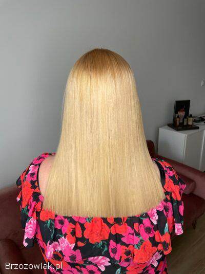 Keratynowe prostowanie włosów