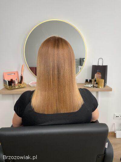 Keratynowe prostowanie włosów