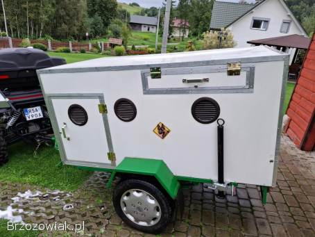 Przyczepka do przewozu psów