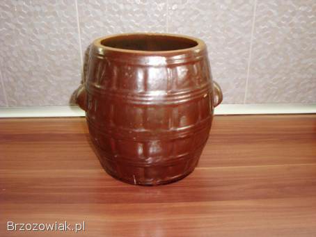 GARNKI gliniane do kiszenia -  zestaw 2