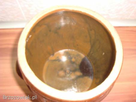 GARNKI gliniane do kiszenia -  zestaw 2