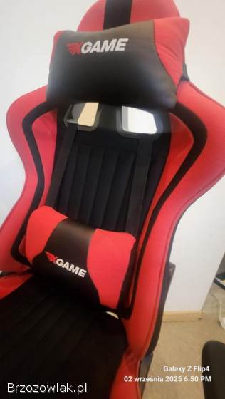 Biurko gamingowe + fotel gamingowy