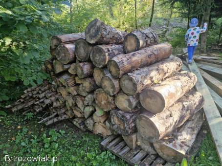 Drewno opałowe miękkie 3m² cena CAŁOŚĆ
