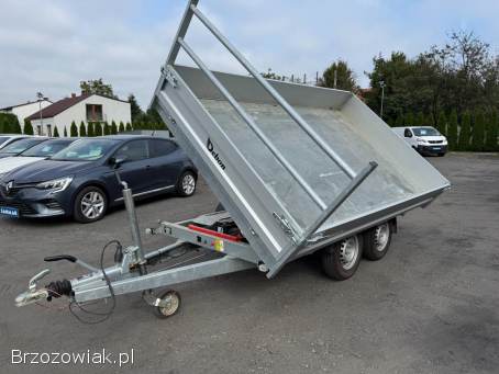 Przyczepa Wywrotka 3-strony CHEVAL LIBERTE,  2020r. ,  DMC:2600kg,  Najazdy,  Ocynk