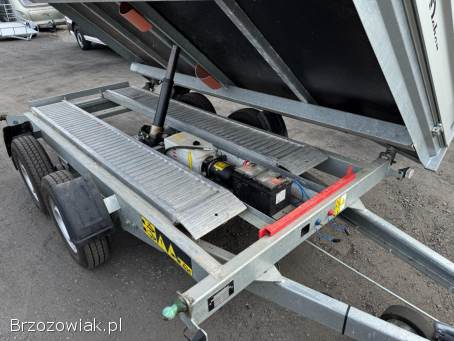 Przyczepa Wywrotka 3-strony CHEVAL LIBERTE,  2020r. ,  DMC:2600kg,  Najazdy,  Ocynk