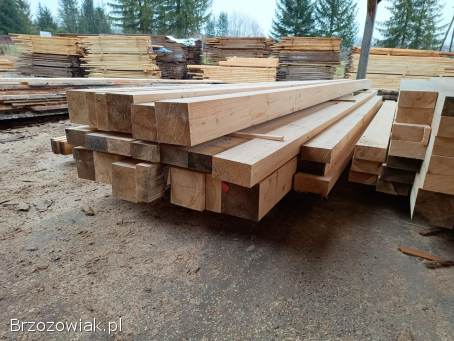 Tartak,  więźba dachowa jodłowa,  deski szalunkowe