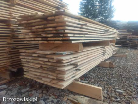 Tartak,  więźba dachowa jodłowa,  deski szalunkowe