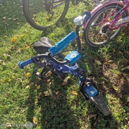 ROWEREK Veloz 2023r.  4 kołowy 14 Jak nowy Niebieski