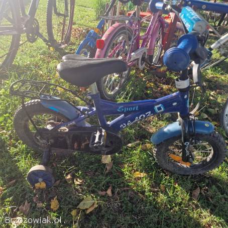 ROWEREK Veloz 2023r.  4 kołowy 14 Jak nowy Niebieski