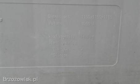 Skrzyniopaleta paletopojemnik box skladany gruby plastik